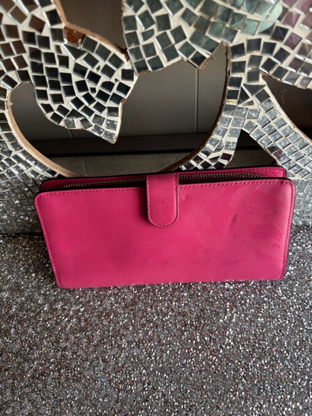 💕Coach Women's Pink Leather Wallet - Picture 2 of 6